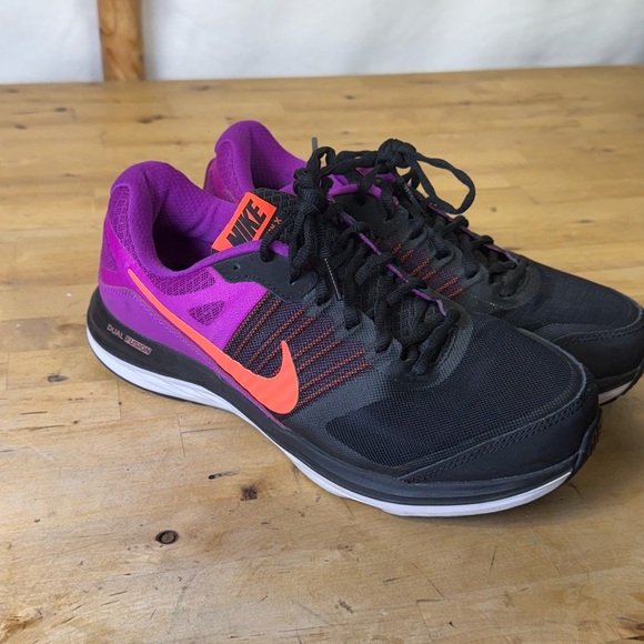 Nike Dual Fusion Run 3 Running Shoes Black Purple Women’s Size 9 - Picture 5 of 11